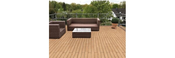 Robinie Terrassendielen &ndash; nachhaltiges...