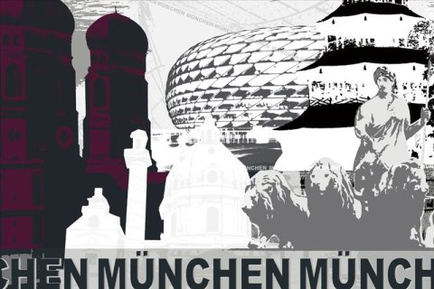 AS Creation XXL City 2010 Munich 0320-91 , 32091  2m x 1.33m Fototapete