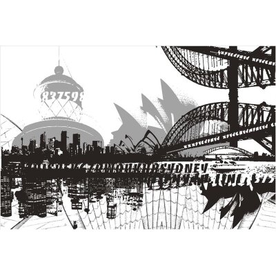 AS Creation XXL City 2010 Sidney 0420-14 , 42014  5m x 3.33m Fototapete