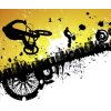 AS Creation XXL Kids 2010 BMX Riders 0450-02 , 45002  3m x 2.5m Fototapete
