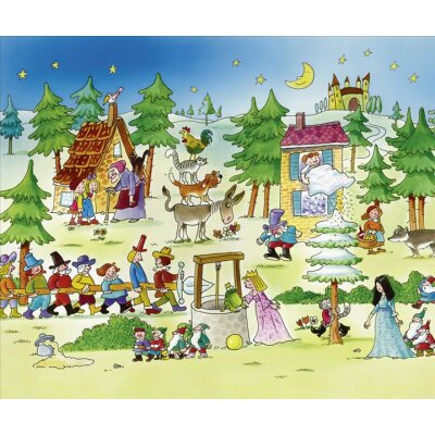 AS Creation XXL Kids 2010 Fairy Tale 0450-72 , 45072  3m x 2.5m Fototapete
