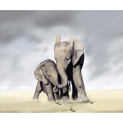 AS Creation XXL Nature 2011 ElephantFamily 0464-42 , 46442  3m x 2.5m Fototapete