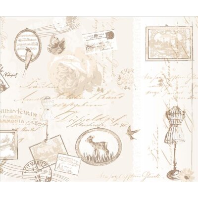 AS Creation XXL Wallpaper 2011 Nostalgia wall 0468-02 , 46802  3m x 2.5m Fototapete