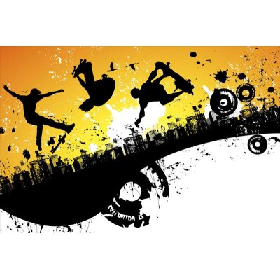 AS Creation XXL Kids 2011 Skaters 0469-61 , 46961  2m x 1.33m Fototapete