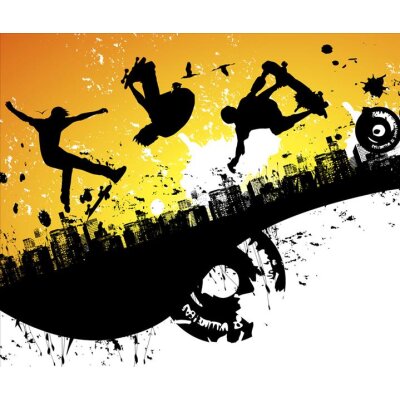 AS Creation XXL Kids 2011 Skaters 0469-62 , 46962  3m x 2.5m Fototapete
