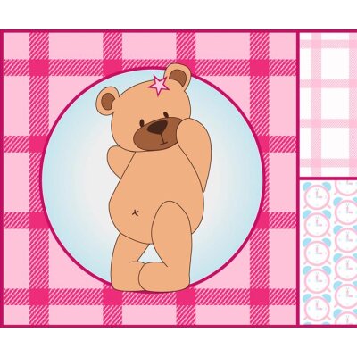 AS Creation XXL Kids 2011 Border bear 1 0470-12 , 47012  2m x 1.33m Fototapete