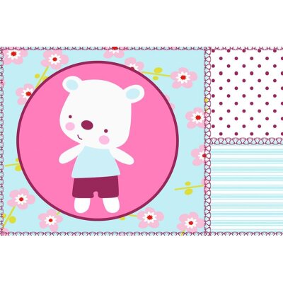 AS Creation XXL Kids 2011 Border bear 2 0470-24.1 , 47024.1  3m x 2.50m Fototapete