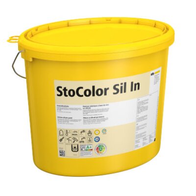 StoColor Sil In 00206-012 – Silikat-Innenfarbe Weiß, konservierungsmittelfrei, stumpfmatt, 5 l