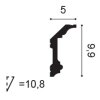 Orac Eckleiste flexibel / biegbar  C321F 200 x 5 x 9,9 cm