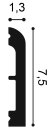 Orac Eckleiste flexibel / biegbar  SX183F 200 x 1,3 x 7,5 cm