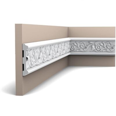 Orac Wandleiste flexibel / biegbar  P7020F 200 x 1,9 x 11,1 cm