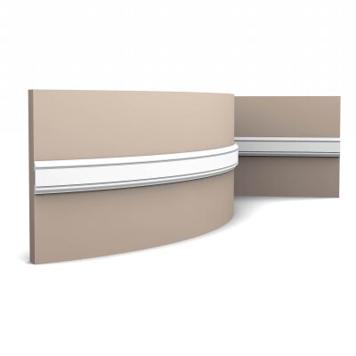 Orac Wandleiste flexibel / biegbar  PX144F 200 x 0,8 x 4,7 cm