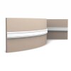 Orac Wandleiste flexibel / biegbar  PX144F 200 x 0,8 x 4,7 cm