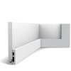 Orac SX157-RAL9003 Sockelleiste RAL 9003 fertig beschichtet SX157-RAL9003 200 x 1,3 x 6,6 cm