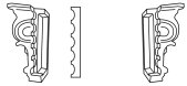 Orac Pilaster   K201LR 22,8 x 6,2 x 14,9 cm