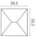 Orac 3D Paneel  W106 33,3 x 33,3 x 2,9 cm