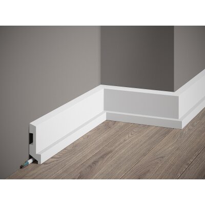 Mardom Decor Sockelleiste Polyforce MD024 200 x 8 x  2,7  cm