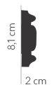 Mardom Decor Wandleiste - flexibel Flexible Profoam MDC250F 200 x 8,1 x 1,5 cm