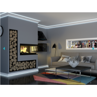 Mardom Decor Lichtleiste Polyforce QL019 200 x 8 x  2,5  cm