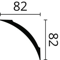 NMC Zierprofile Deckenleisten NMC NE3 Pure NOMASTYL®...