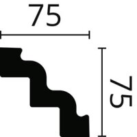 NMC Zierprofile Deckenleisten NMC ST3 NOMASTYL® 75 x 75 mm