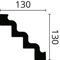 NMC Zierprofile Deckenleisten NMC ST4 NOMASTYL® 130 x 130 mm