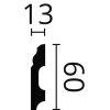 NMC FB1 WALLSTYL® Sockelleisten 60 mm x 13 mm