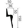 NMC Zierprofile Lichtleisten /für  indirekte Beleuchtung NMC IL8  ARSTYL®