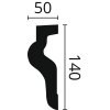 NMC Zierprofile Fassade Tür-/Fensterumrandungen NMC MA13 DOMOSTYL®  140mmx50mm Länge 2m