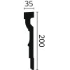NMC Zierprofile Fassade Tür-/Fensterumrandungen NMC MA15 DOMOSTYL® 200 x 35 mm Länge2 m