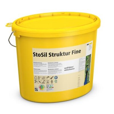 StoSil Struktur Medium weiss 20 kg Eimer