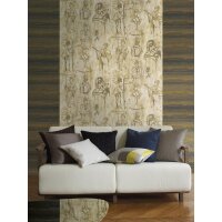 JV451 Yumiko Tapeten Smita Schmitz  6005 Bedruktes Gras und Bomboo auf Vlies