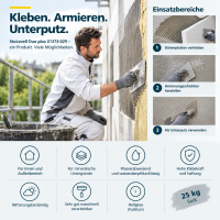 StoLevell Duo plus 01373-029 – Klebe- und Armierungsmörtel, 25 kg