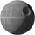 Tapeten Komar 12405 Selbstklebende Fototapete Vlies  "Star Wars XXL Death Star"  schwarz, grau     