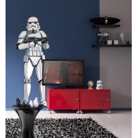 Tapeten Komar 12410 Selbstklebende Fototapete Vlies  "Star Wars XXL Stormtrooper"  schwarz, weiß