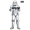 Tapeten Komar 12410 Selbstklebende Fototapete Vlies  "Star Wars XXL Stormtrooper"  schwarz, weiß