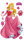 Tapeten Komar 12411 Selbstklebende Fototapete Vlies  "Aurora XXL"  rosa, gelb, weiß       