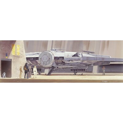 Tapeten Komar 4-4112  Fototapete "STAR WARS Classic RMQ MilleniumFalcon"   bunt