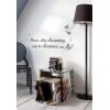 Tapeten Komar 14001h  Deco-Sticker " Never stop dreaming"  grau/schwarz