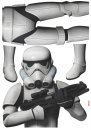 Tapeten Komar 14722h  Deco-Sticker "Star Wars Stormtrooper"  weiß/schwarz          