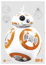Tapeten Komar 14726h  Deco-Sticker "Star Wars BB-8"  gelb/weiss          