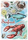 Tapeten Komar 17053h  Deco-Sticker "Seafood"...
