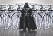 Tapeten Komar 8-490  Fototapete "Star Wars Imperial Force"  schwarz/weiß         