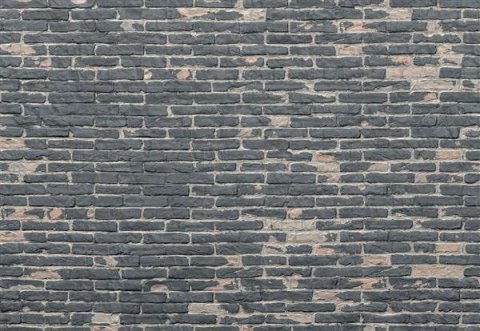 Tapeten Komar XXL4-067  Vlies Fototapete "Painted Bricks"  grau/braun          