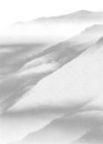Tapeten Komar R2-010  Vlies Fototapete "White Noise Mountain"  weiß, grau        