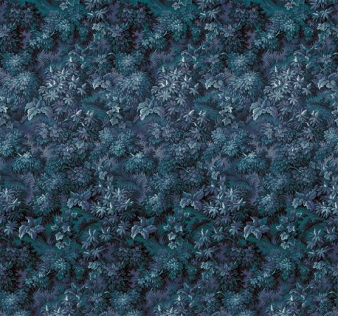 Tapeten Komar HX6-007  Vlies Fototapete "Botanique Bleu"  blau          
