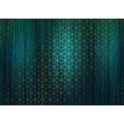 Tapeten Komar HX8-047  Vlies Fototapete "Mystique Vert"  blau/türkis/grün