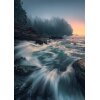 Tapeten Komar SHX4-129  Vlies Fototapete "Cry of the Sea"  blau