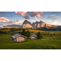 Tapeten Komar SHX9-022  Vlies Fototapete "Dolomitentraum"  bunt