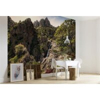 Tapeten Komar SHX9-075  Vlies Fototapete "Rainbow Lands"  bunt